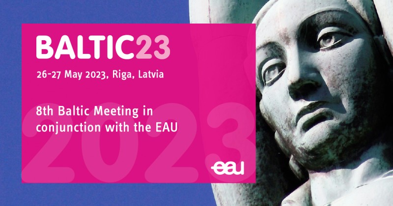 Gegužės 26-27 d. kviečiame dalyvauti Baltijos šalių urologų konferencijoje EAU „Baltic23“