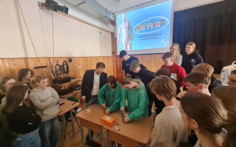 Ką reikia jaunimui žinoti apie vėžio riziką ir sveiką gyvenseną: „Onkologai pas gimnazistus“ Druskininkuose