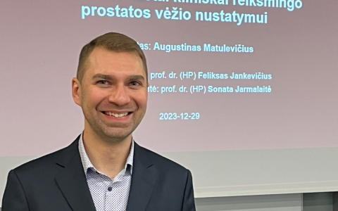 Sveikiname gydytoją urologą Augustiną Matulevičių, apsigynus disertaciją!