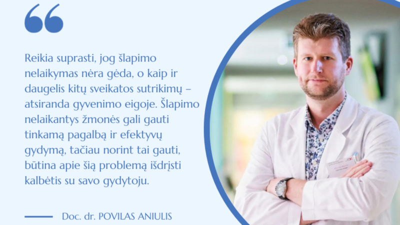Urologijos savaitė 2023: pokalbis su gydytoju urologu doc. dr. Povilu Aniuliu